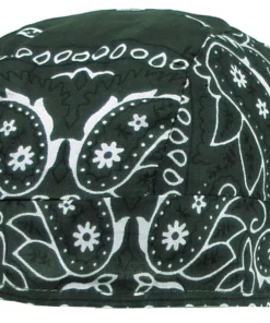 Headwrap,  paisley-oliv