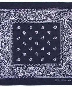 Bandana,  navyblau-weiß, ca. 55 x 55 cm,  Baumwolle