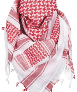 Halstuch,  „Shemagh“, rot-weiß