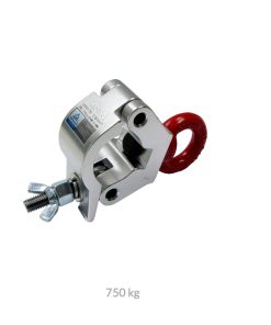 CJS HALF COUPLER mit Ringmutter M12, Rohr Ø 48 – 51mm, 750kg, Aluminium