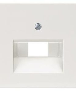 Zentralplatte UAE-Dosen 1fach und 2fach DELTA i-system, titanweiß