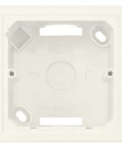 Aufputzgehäuse 2fach DELTA line/Style, titanweiß