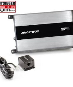 AMPIRE Endstufe, 1x 500 Watt, Class D inkl. Basspegelregler